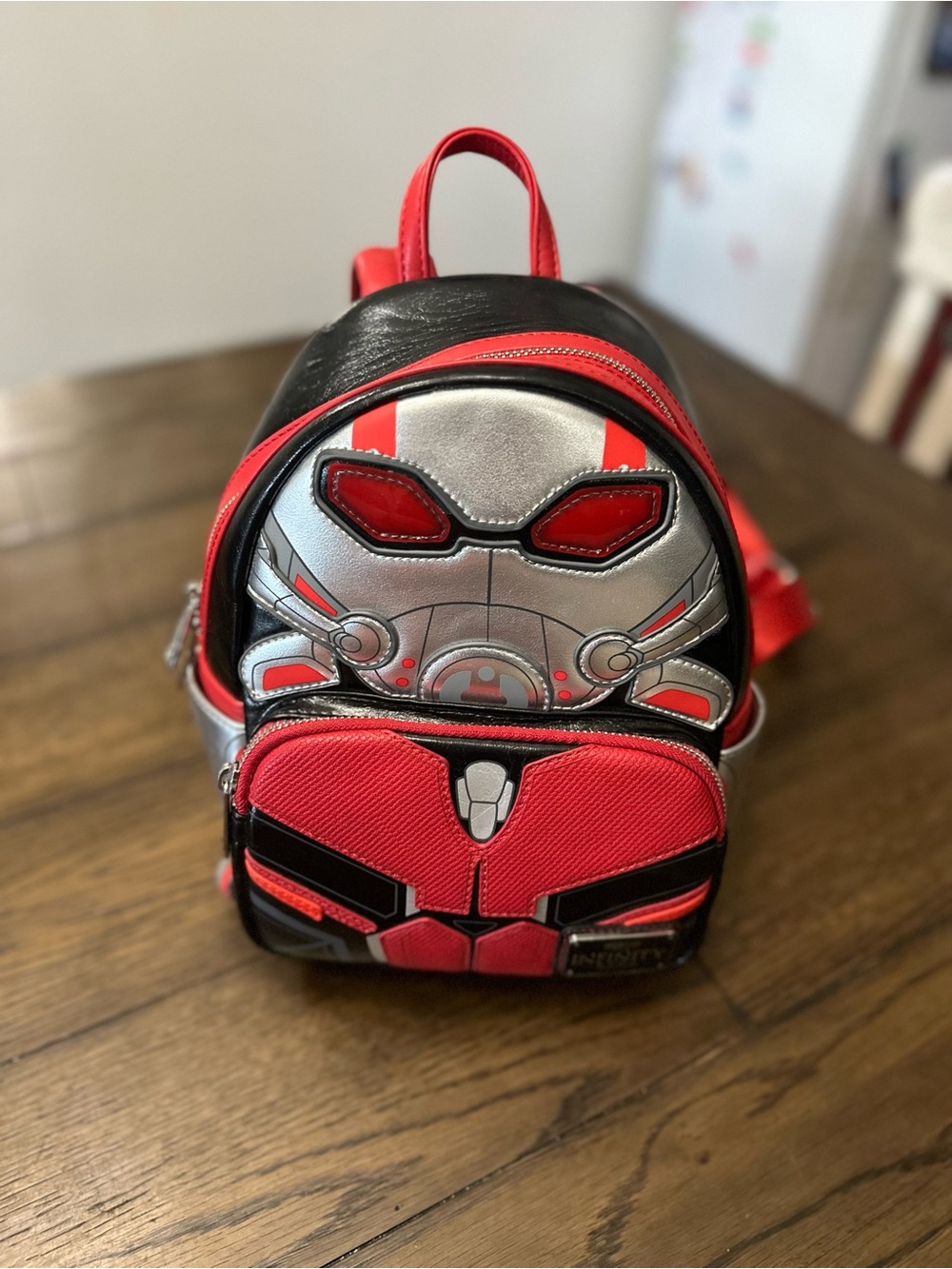 Loungefly Red and Black Ant-Man Mini Backpack